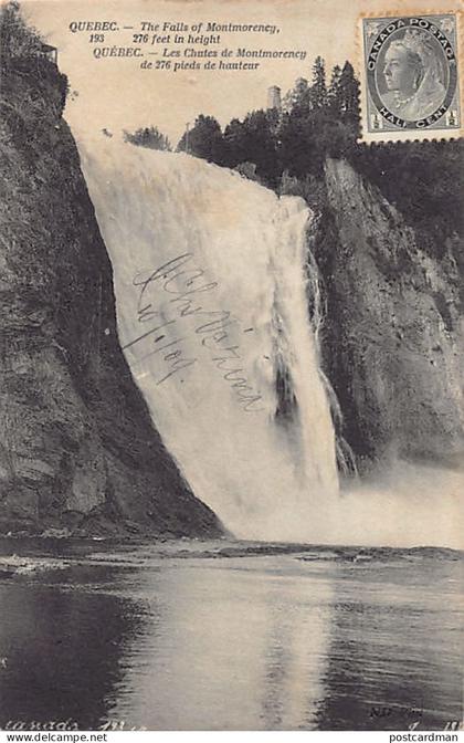Canada - Les chutes de Montmorency (QC) - Ed. Neurdein ND Phot. 193