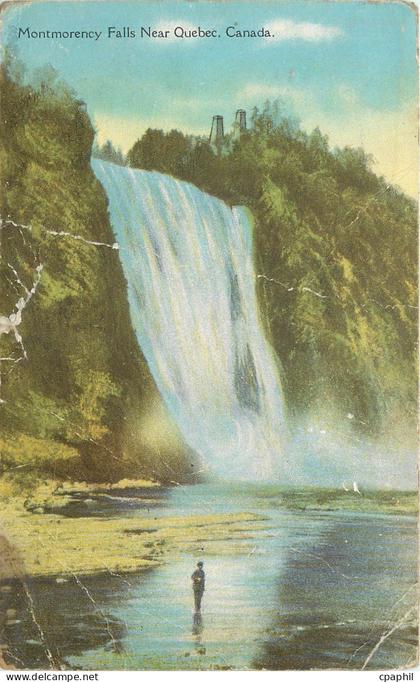 CPA Montmorency Falls neart Quebec Canada