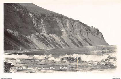 Canada - GASPÉ (QC) Mont Saint Pierre West - CARTE PHOTO - Ed. M.P. 8