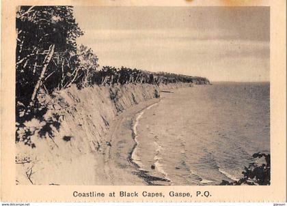QUEBEC - COASTLINE AT BLACK CAPES, GASPE