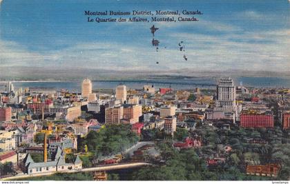 Canada 1957 Montreal Business District Montreal vintage postcard C376