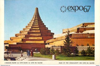 CPM Expo67 L'Homme dans la Cite dans la Cite du Havre