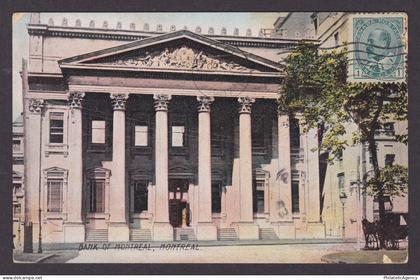 Postcard, CANADA, Montreal, Bank of Montreal
