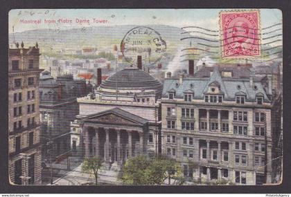 Postcard, CANADA, Montreal, Montreal from Notre Dame Tower