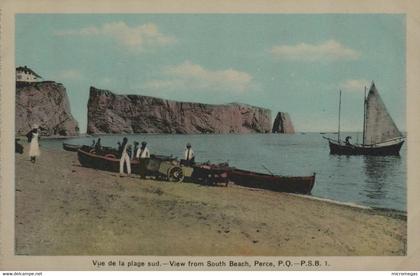 PERCE - Vue de la plage sud