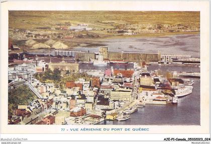 AJEP1-CANADA-0013 - vue aérienne du port de - QUEBEC