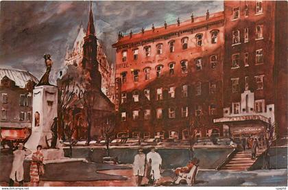 CPA Hotel Clarendon Un coin du Chateau Frontenac