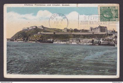 Postcard, CANADA, Quebec, Chateau Frontenac and Citadel