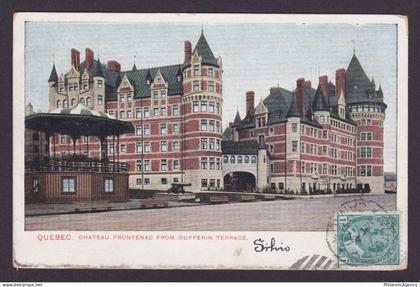 Postcard, CANADA, Quebec, Chateau Frontenac From Dufferin Terrace