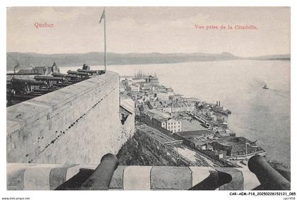 CAR-AEMP18-1016-CANADA - QUEBEC - Vue prise de la citadelle