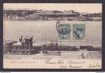 Postcard, CANADA, Quebec, as seen from Levis