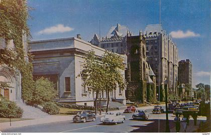 CPM Art Gallery Sherbrooke Street Looking East Montreal Que