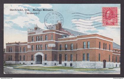 Postcard, CANADA, Sherbrooke, City Armoury