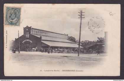 Postcard, CANADA, Sherbrooke, Lansdowne Market