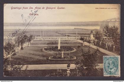 Postcard, CANADA, Sainte-Anne-de-Beaupré, The Park