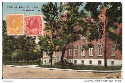 CANADA- quebec - ref no 133- l hotel de ville -trois rivieres -