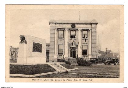 CANADA - TROIS RIVIERES Monument Laviolette, bureau de Poste