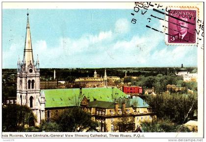 TROIS RIVIERES / VUE GENERALE / CPSM 1952