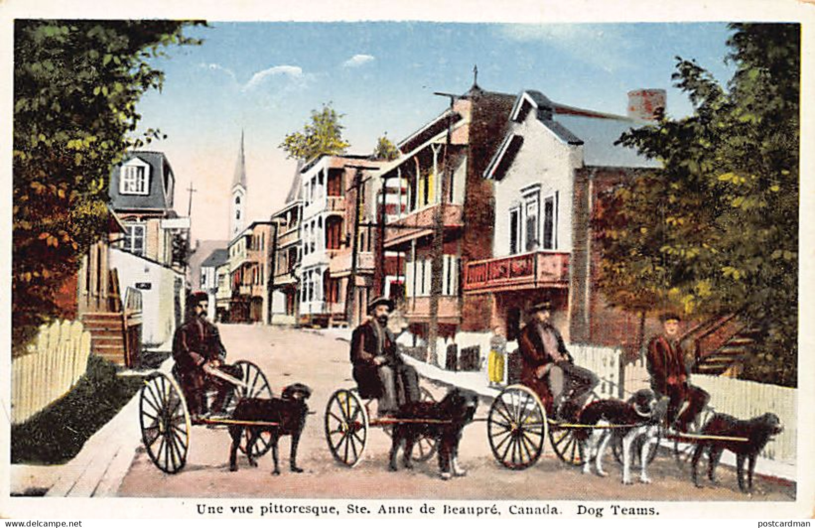 Canada - SAINTE ANNE DE BEAUPRÉ (QC) Voitures à chien - Ed. The Irish Shop