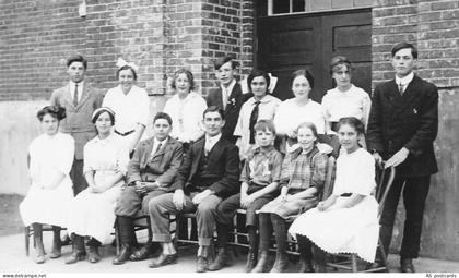 B628 Canada Blainlake Saskatoon School Students RPPC postcard