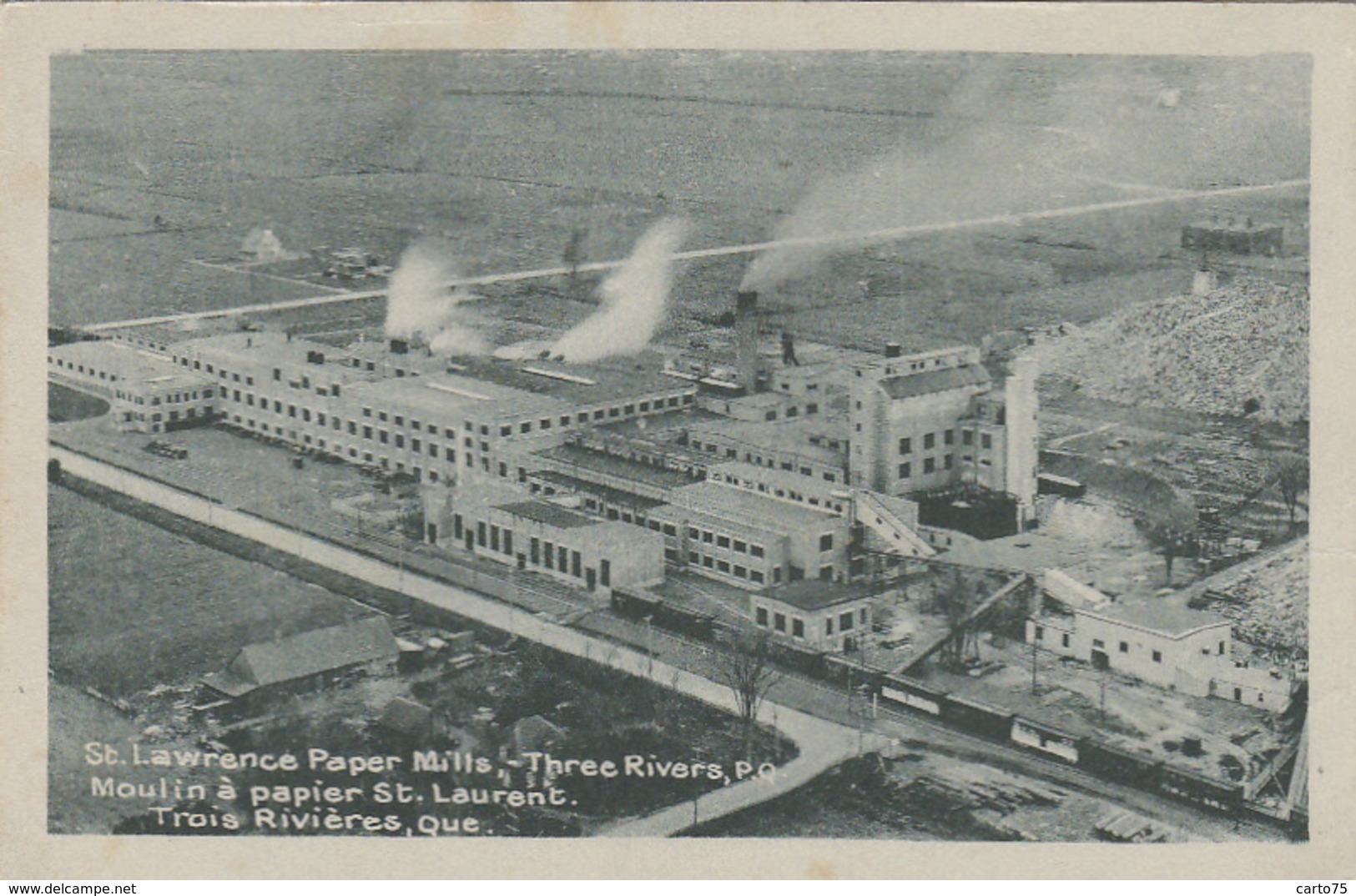 Canada - Trois-Rivières - St. Lawrence Paper Mills - Moulin à papier St. Laurent - Usine Papier