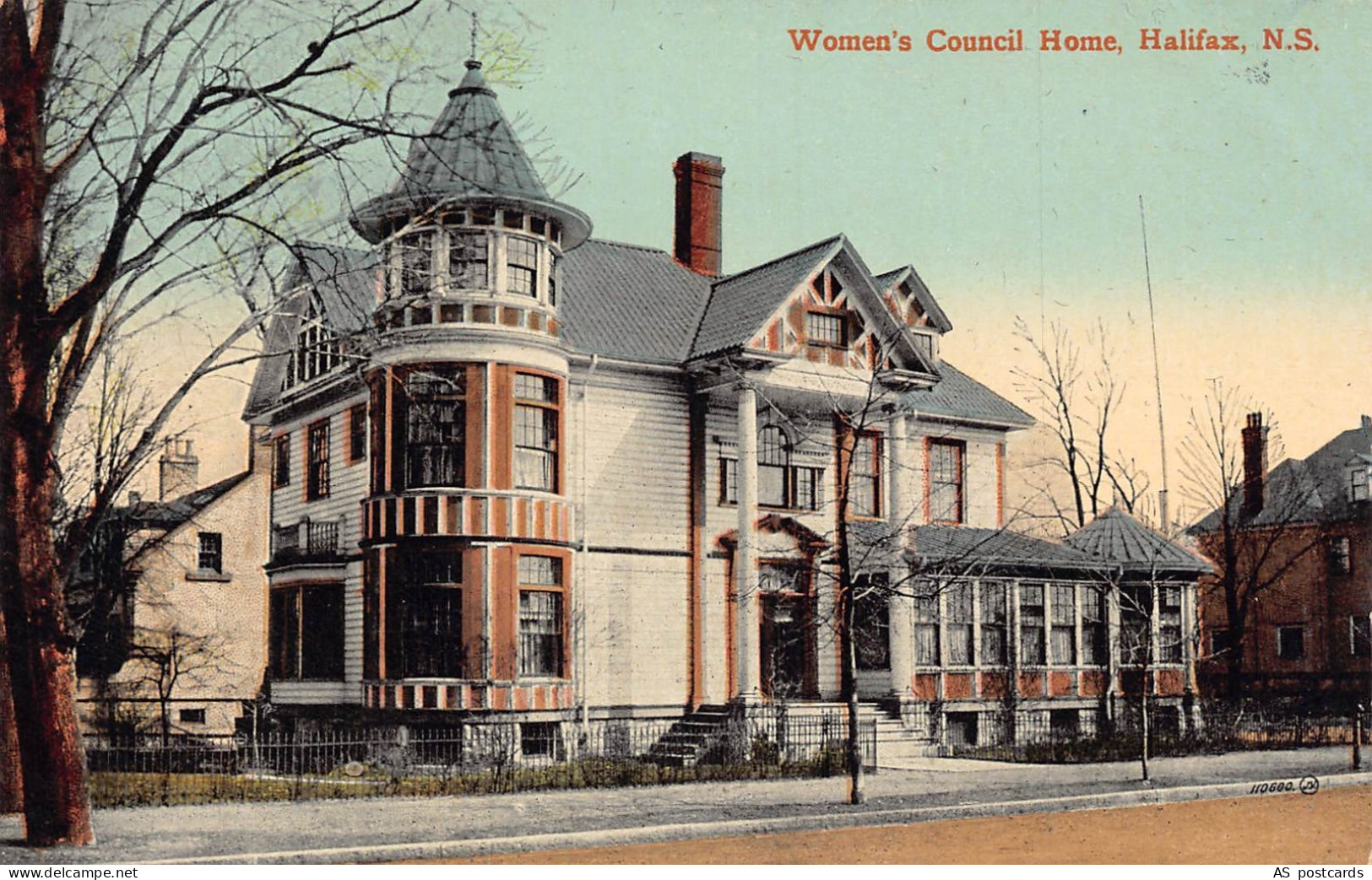 Canada Women's Council Home Halifax vintage postcard B971