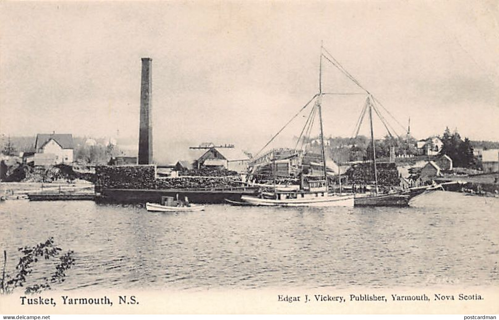 Canada - YARMOUTH (NS) Tusquet - Publ. J. Vickery