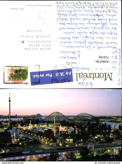 729789 Montreal La ronde Vergügungspark Achterbahn Canada