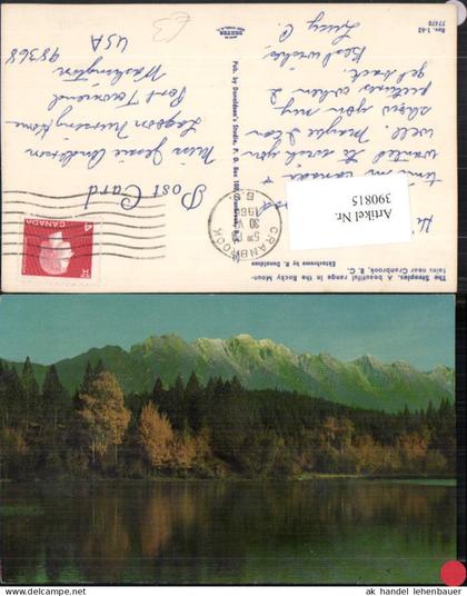 390815,Canada British Columbia Cranbrok Rocky Mountains Steeples Bergkulisse