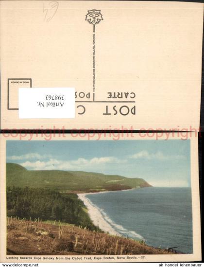 398763,Nova Scotia Cape Breton Cape Smoky from Cabot Trail