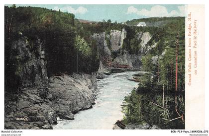 BCNP13-1027-CANADA - Grand falls canon from bridge