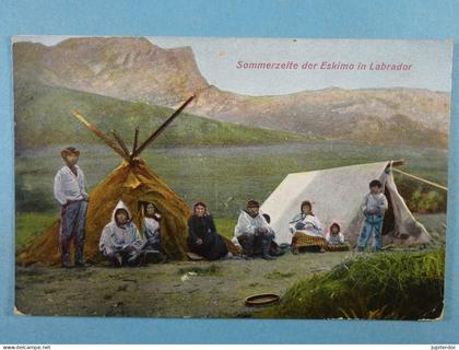 Sommerzelte der Eskimo in Labrador