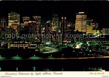 Alberta  Downtown Edmonton Nacht