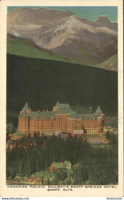 Banff Canada Banff National Parc Springs Hotel