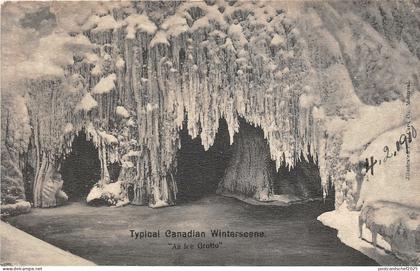 br105486 winter scene  canada canada grotto montreal