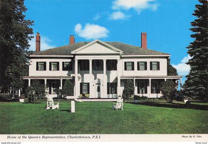 CANADA CHARLOTTETOWN RESIDENCE DU REPRESENTANT DE LA REINE