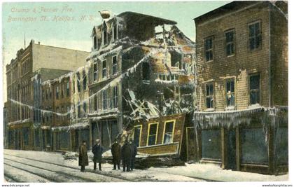 Canada Crump & Perrier Fire Barrington St 1913 to Rotterdam