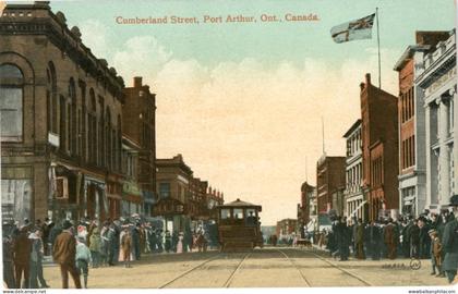 Canada Port Arthur Cumberland Street 1911 to USA