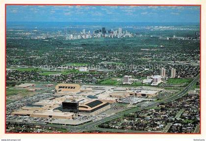 Edmonton Alberta Canada Aerial view City Downtown West Edmonton Mall University