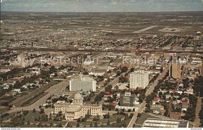 Edmonton Alberta Governmental Area aerial view