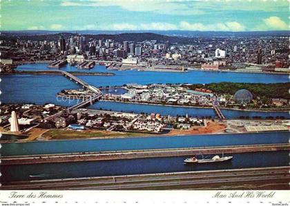 MONTREAL  QUEBEC Canada Terre des Hommes Vue aerienne