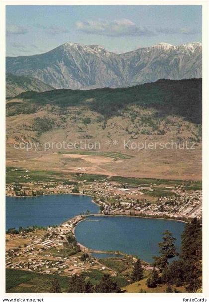 Osoyoos British Columbia Canada Fliegeraufnahme