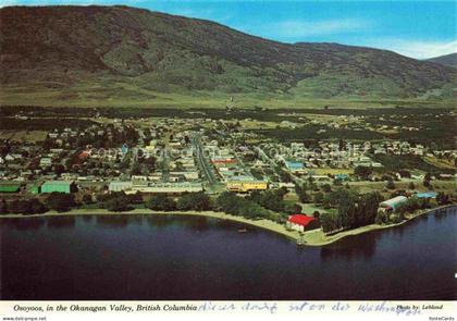 Osoyoos British Columbia Canada Okanagan-Valley Legion-Beach Luftbild See Berge