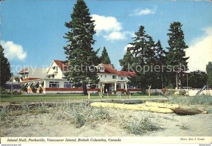 Parksville British Columbia Island Hall Vancouver Island