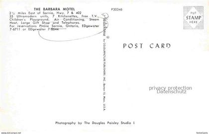 Sarnia Ontario Canada The Barbara Motel Park