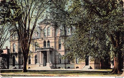 B649 Canada 1909 Fredericton Parliament Building vintage postcard