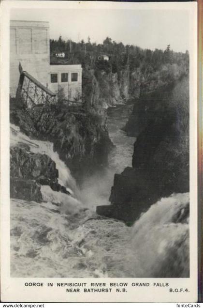 Bathurst New Brunswick Gorge in Nepisiguit River below Grand Falls