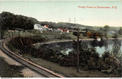 br105532 pretty view at sherbrooke  canada quebec