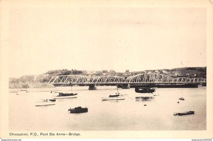 BR44478 Chicoutimi P Q Pont Ste Anne Bridge canada