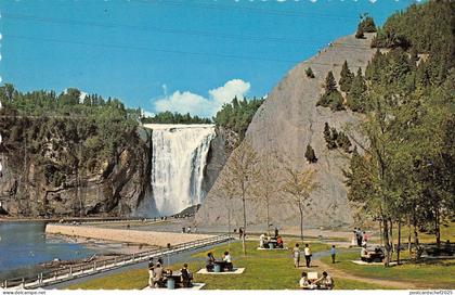 BR70877 a picnic at the foot of montmorency falls quebec   canada